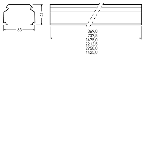 Lichtbänder - Tragprofile 765... E-Line Next Fix White 7275800 image 2