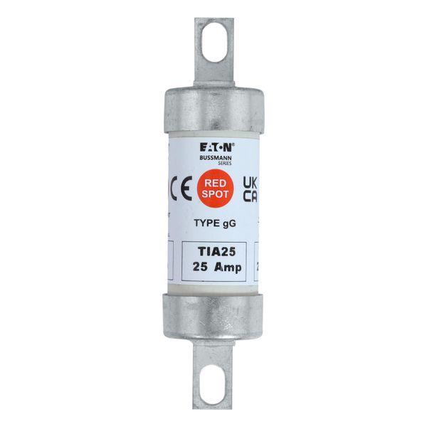 Fuse-link, LV, 25 A, AC 660 V, DC 460 V, BS88/A2, 22 x 86 mm, gL/gG, BS image 9