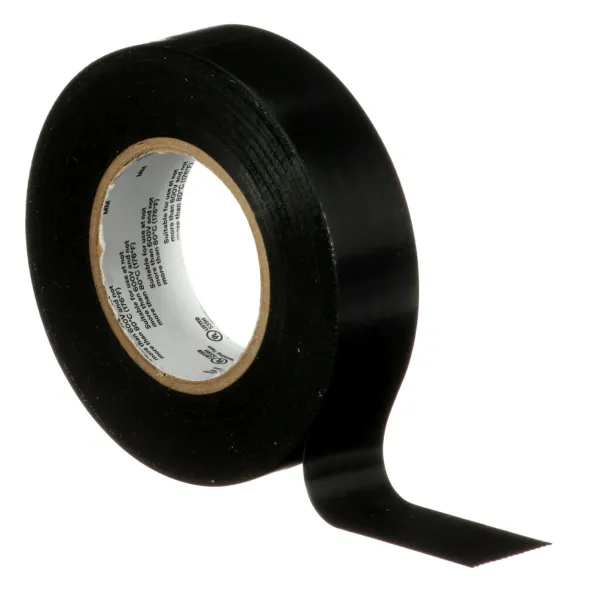 3M™ Temflex™ Vinyl Electrical Tape 165, Black, 15 mm x 10 m, 100 Rolls image 2