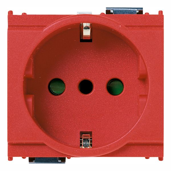 2P+E 16A P30 outlet red image 1