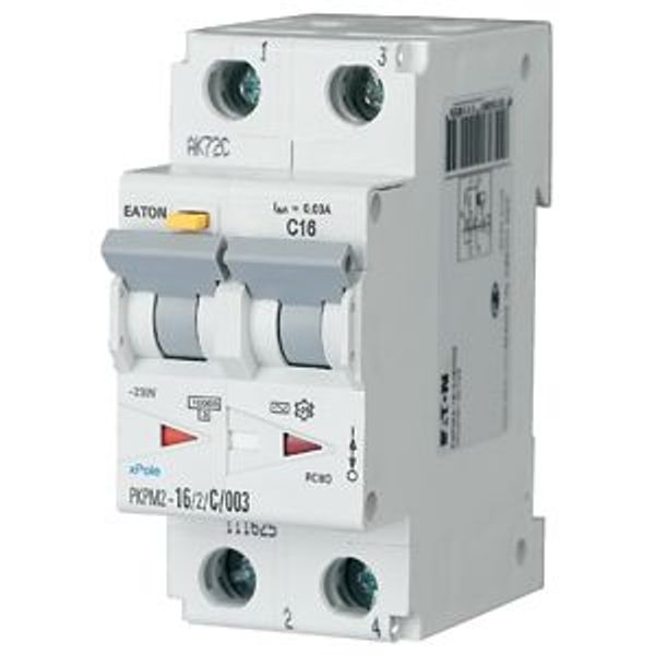 RCD/MCB combination, 20 A, 300 mA, MCB trip characteristic: C, 2p, RCD trip characteristic: A image 9