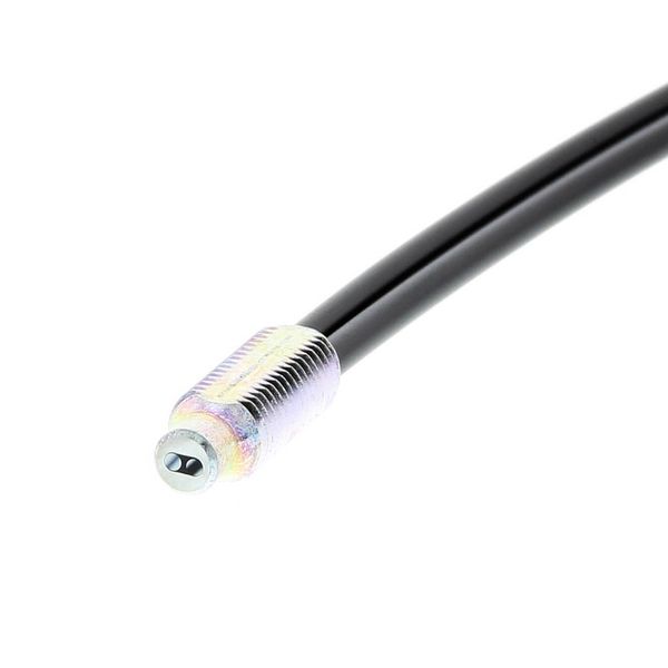 Fiber optic sensor head, diffuse, M6 cylindrical axial, R25 fiber, 20 image 4