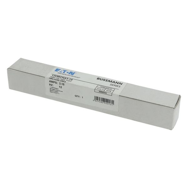 VT fuse-link, medium voltage, 3.15 A, AC 12 kV, 195 x 25.4 mm, back-up, BS, IEC image 7