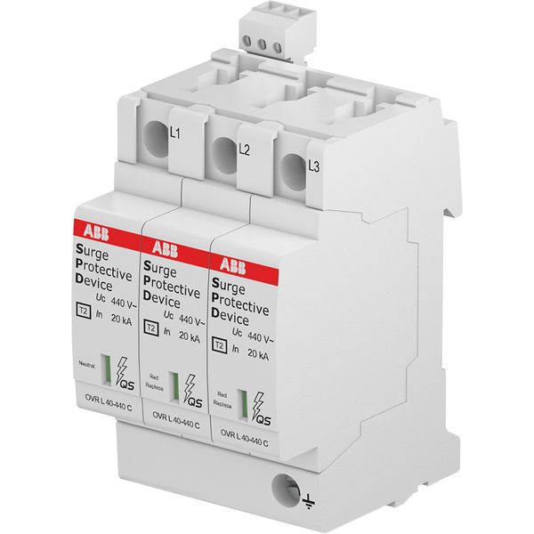 OVR T2 3L 40-440 P TS QS Surge Protective Device image 2