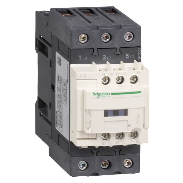 TeSys Deca contactor - 3P(3 NO) - AC-3/AC-3e - = 440 V 50 A - 440 V AC 50/60 Hz coil image 1
