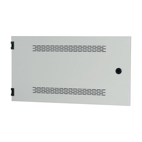 Section wide door, ventilated, HxW=325x600mm, IP31, grey image 3