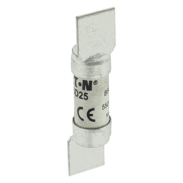 Fuse-link, LV, 25 A, AC 550 V, BS88/F2, 14 x 68 mm, gL/gG, BS image 8