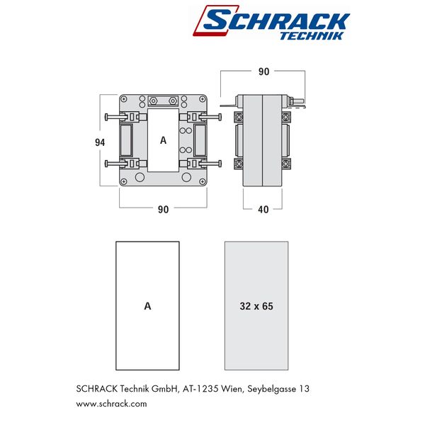 Current transformer 1500/5A 65x32, class 0.5 image 6