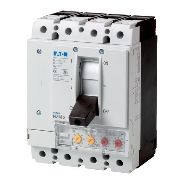 Circuit-breaker, 4p, 250A, 160A in 4th pole image 6