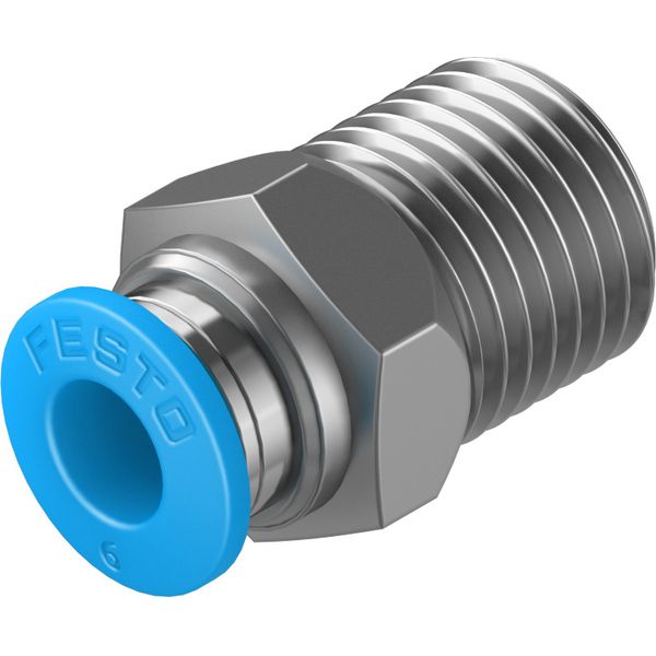 QS-1/4-6-100 Push-in fitting image 1
