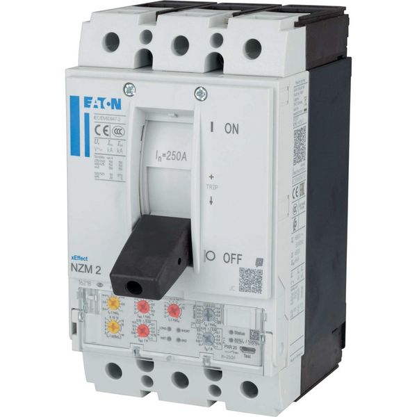 NZM2 PXR20 circuit breaker, 250A, 3p, Screw terminal, earth-fault protection image 17