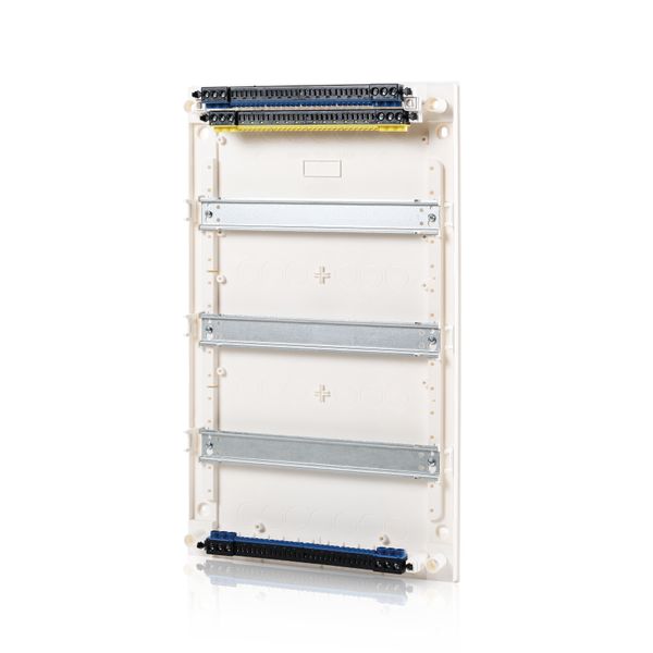 Wall-mounting distribution board, 3-row - 36MW, without door image 3