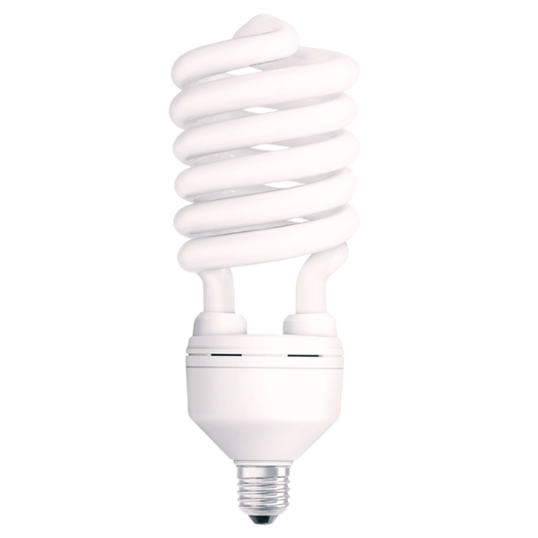 CFL Spiral Bulb 45W/830 E27 3000K Patron image 1