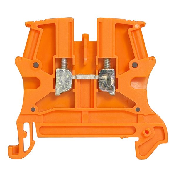 Terminal block Viking 3 - screw - 1 connect - 1 entry/1 outlet - pitch 5 -orange image 1