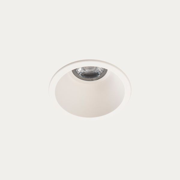 Downlight Lite ø88mm 6.7W LED neutral-white 4000K CRI 80 32º PHASE CUT White IN IP20 / OUT IP54 681lm image 1