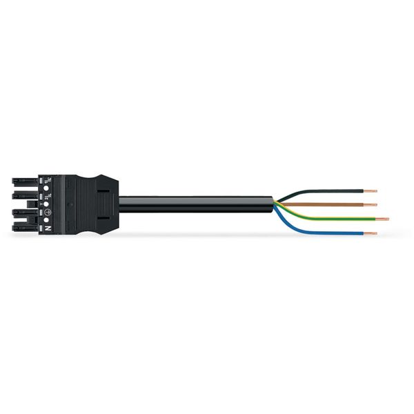 pre-assembled interconnecting cable Eca Socket/plug black image 1