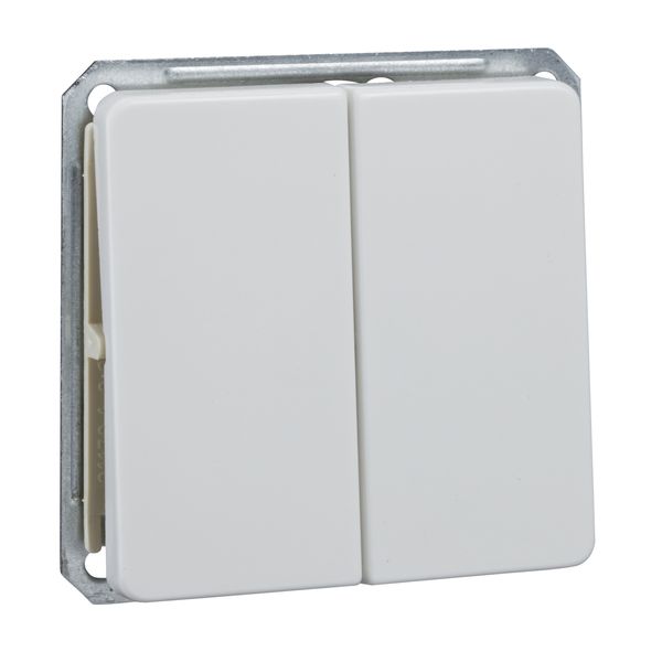 ELSO - switch - 2-way - flush - 16 A - plug-in terminal - pure white image 3