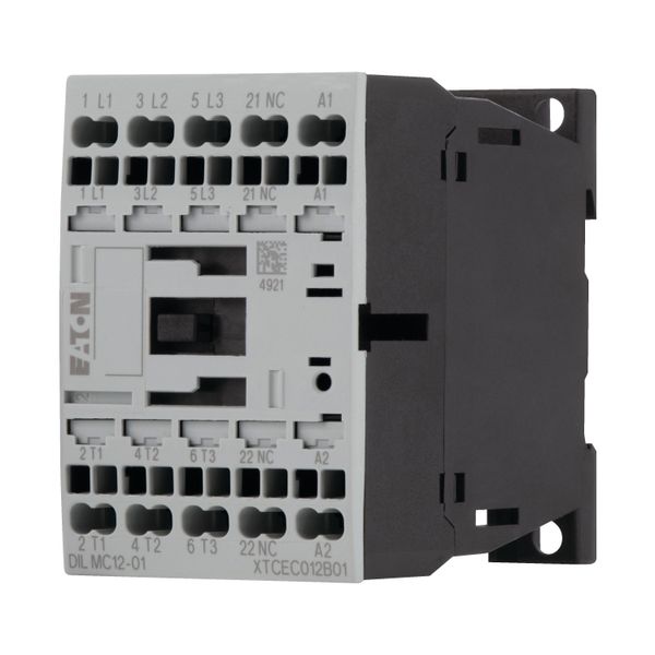 Contactor, 3 pole, 380 V 400 V 5.5 kW, 1 NC, 24 V DC, DC operation, Spring-loaded terminals image 7