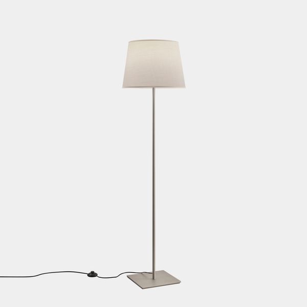 Floor lamp Metrica Square E27 100W Satin nickel image 1