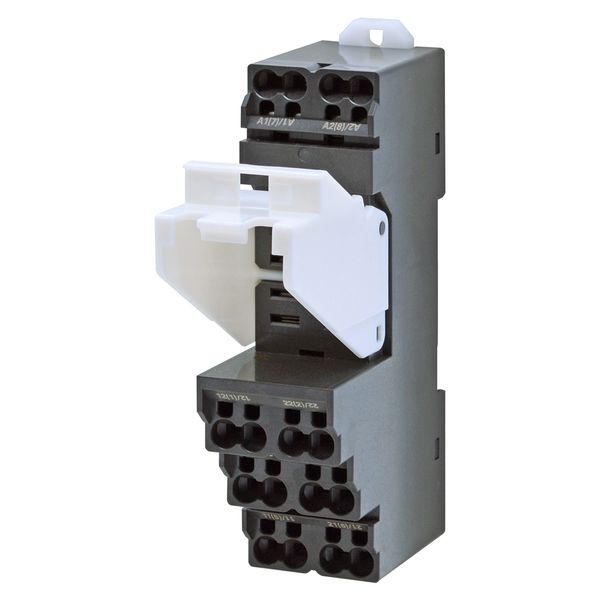 Socket, DIN rail/surface mounting, 8-pin, push-in plus terminals image 2