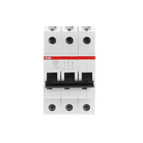 S203M-D20 Miniature Circuit Breaker - 3P - D - 20 A image 6