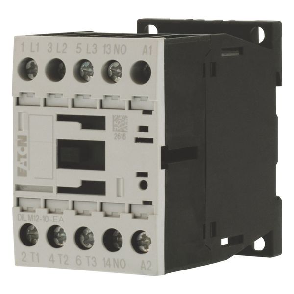 Contactor, 3 pole, 380 V 400 V 5.5 kW, 1 N/O, 24 V DC, DC operation, Screw terminals image 2