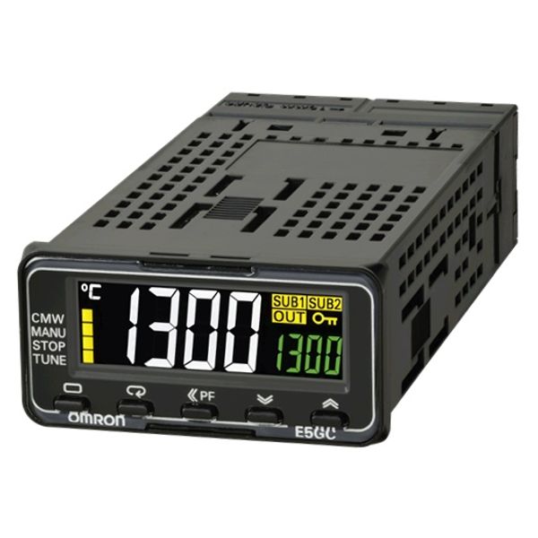 Temp. controller PRO,1/32 DIN (24x48mm), screwless terminals,2 AUX,1 x image 4