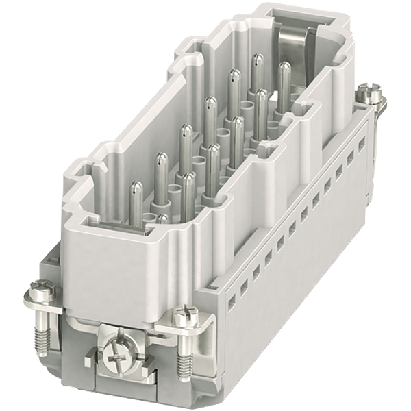 B24 male 10+2-pole, Push-in, 800/500 V, 16 A image 1