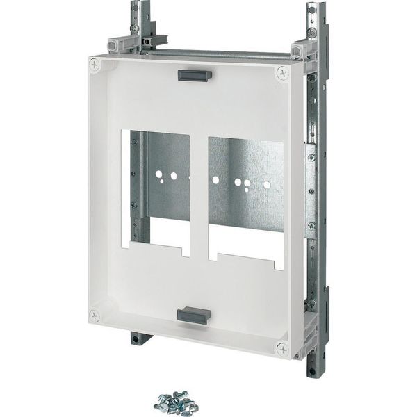NH switch-disconnectors mounting unit, 160A, WxH=500x300mm, 4x XNH00 3p, mounting on mounting plate image 3