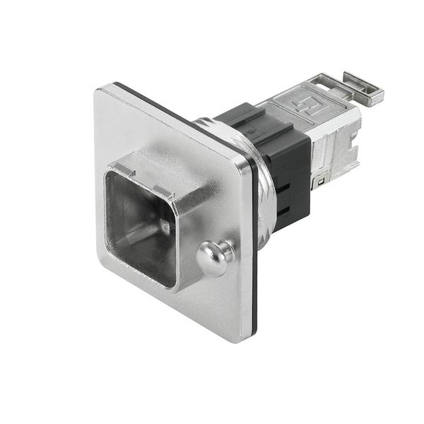 RJ45 connector, IP67, Connection 1: RJ45, Connection 2: IDCTIA-568AAWG image 1