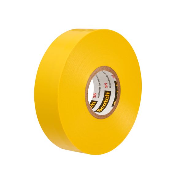 Scotch® Vinyl Color-Coding Electrical Tape 35, Yellow, 19 mm x 20 m image 8