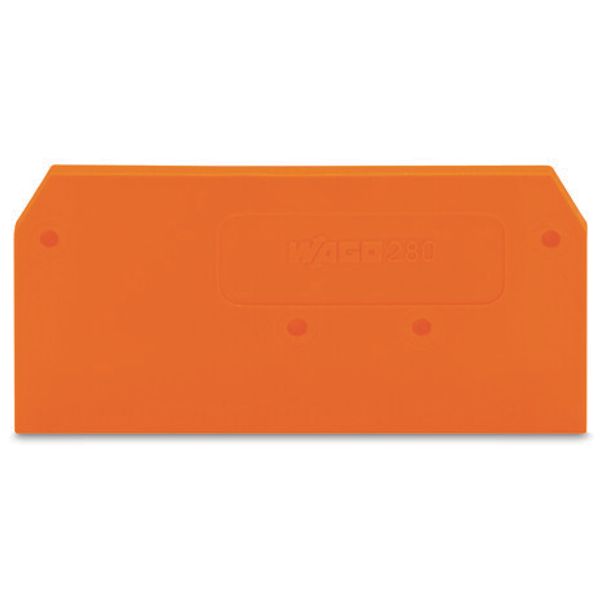 End and intermediate plate 2.5 mm thick orange image 3