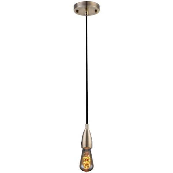 Lamp Holder - E27 - Aluminium - Brass image 1