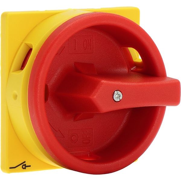 Thumb-grip, red, lockable with padlock, for P3 image 11