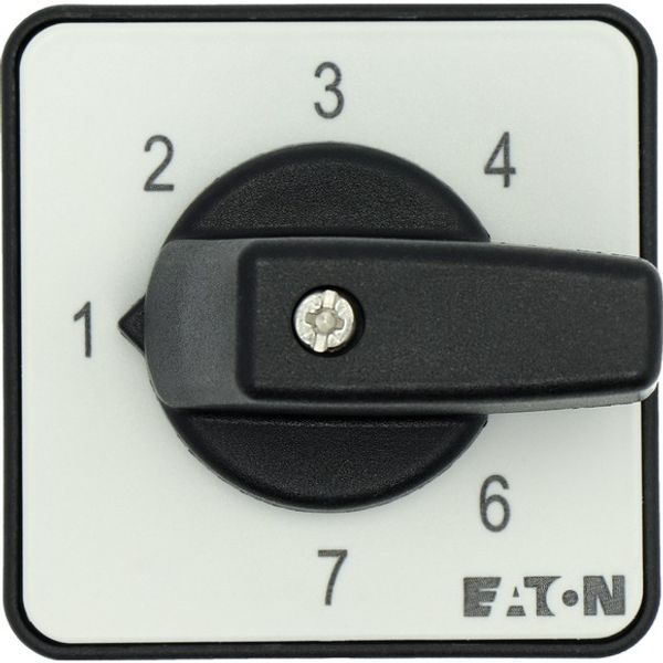 Step switches, T0, 20 A, flush mounting, 4 contact unit(s), Contacts: 7, 45 °, maintained, Without 0 (Off) position, 1-7, Design number 8234 image 4