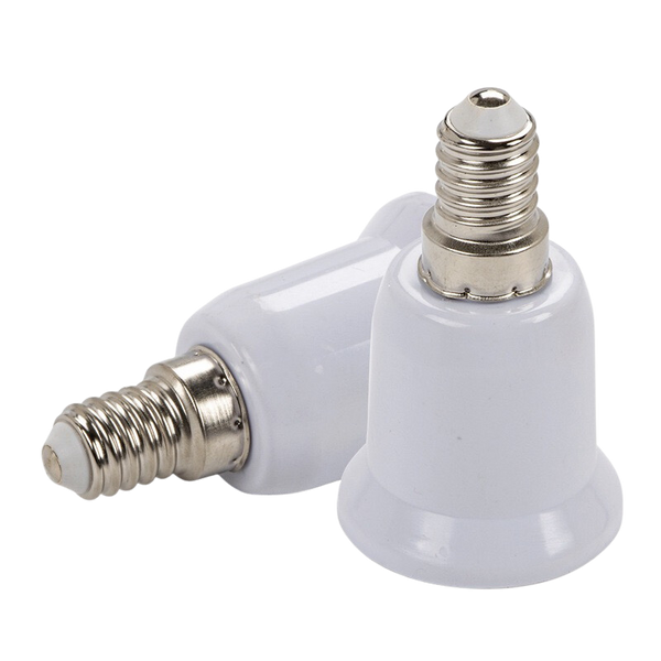Lamp Holder Adapter E14-E27 White THORGEON image 1