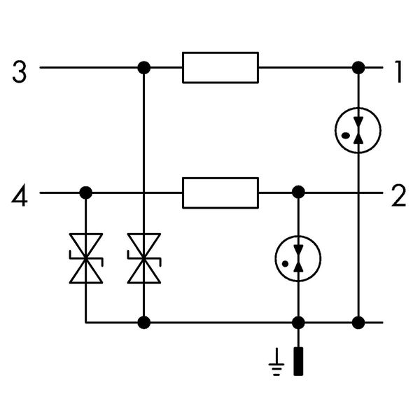 Surge suppression module for signal technology Nominal voltage: 24 VDC image 5