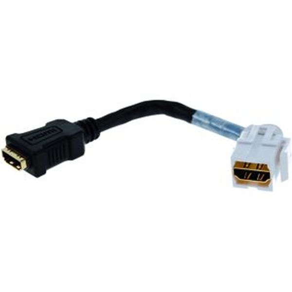 Keysone HDMI-Kabelpeitsche, reinweiß image 1