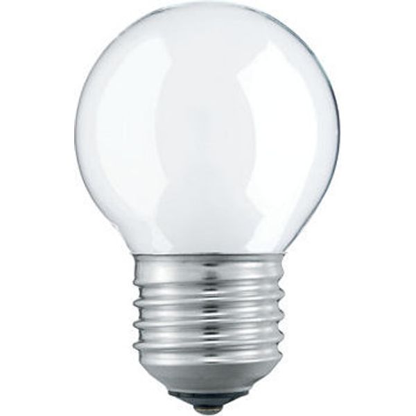 Incandescent Bulb E27 60W P45 220V FR special. image 1