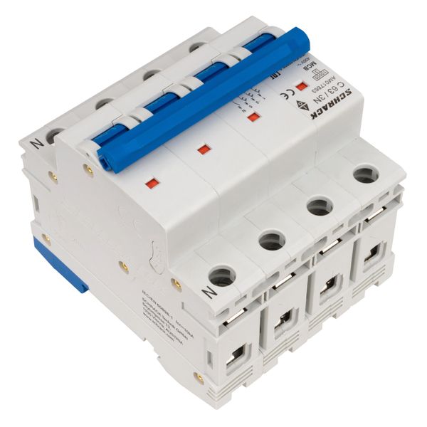 Miniature Circuit Breaker (MCB) AMPARO 10kA, C 63A, 3+N image 8