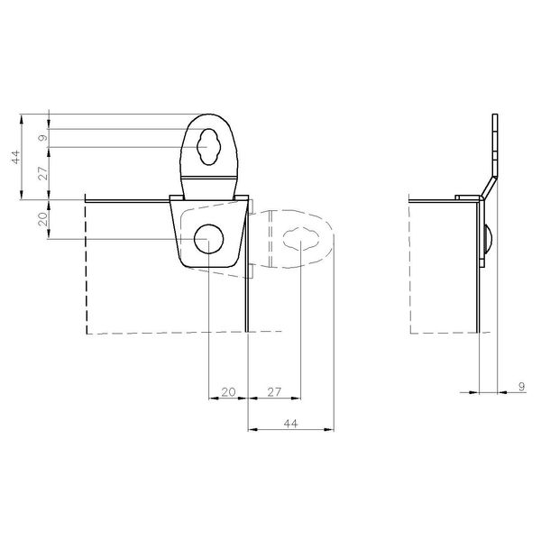 Wall-mounting brackets for WST enclosures H=1000 and higher image 4