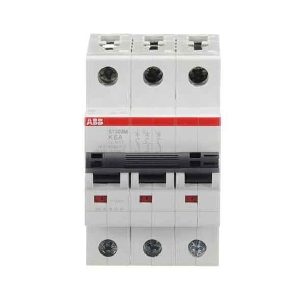 ST203M-K6 Miniature Circuit Breaker - 3P - K - 6 A image 1