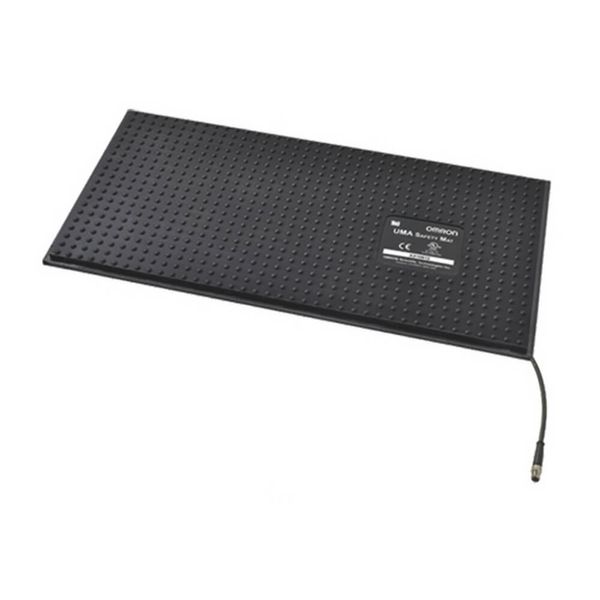 Safety mat black with 1-cable, 1000 x 1250 mm dimension image 1