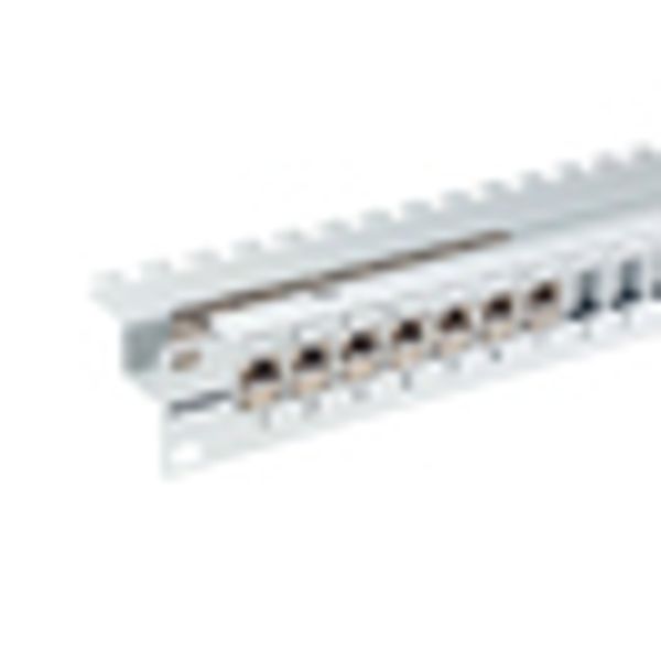 Patchpanel 19" empty for 24 modules (SFA)(SFB), 1U, RAL7035 image 14