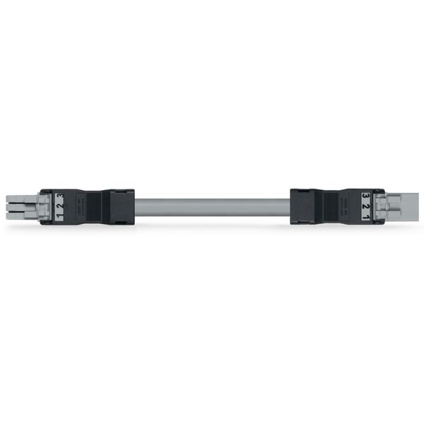 pre-assembled interconnecting cable Eca Socket/plug gray image 1