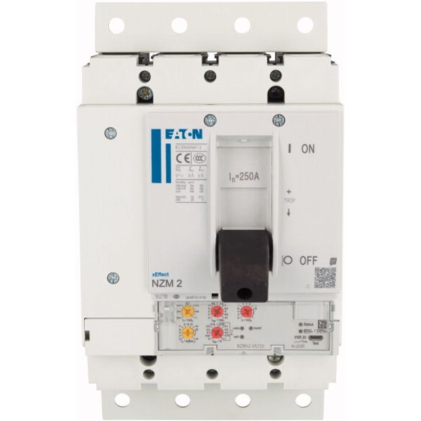 NZM2 PXR20 circuit breaker, 250A, 4p, plug-in technology image 3