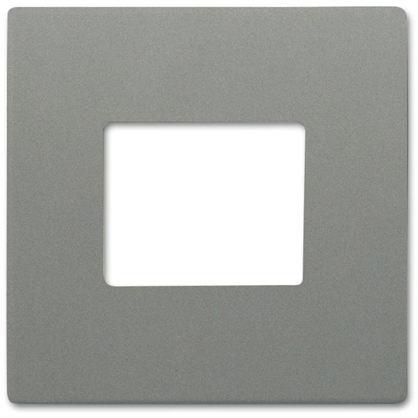 6476-803 CoverPlates (partly incl. Insert) Safety technology grey metallic image 1