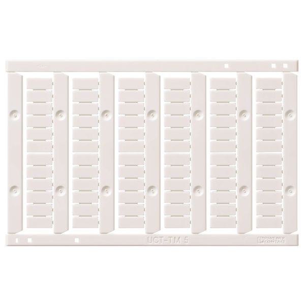 Unmarked Label for terminal blocks 2.5 mmÂ² push-in plus , 72 pcs, Plas XW5T0175M image 1