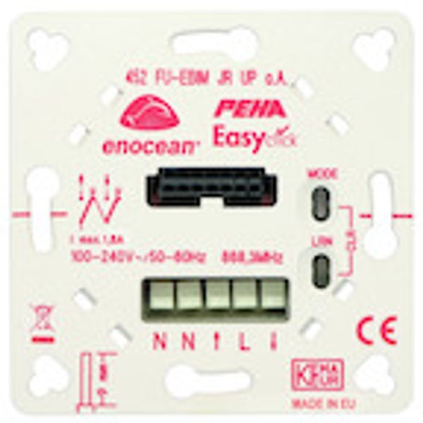 EnOcean Easyclickpro JR-Empfänger, UPm.Tragplatte, 2-Kanal,Positionserkennung image 1