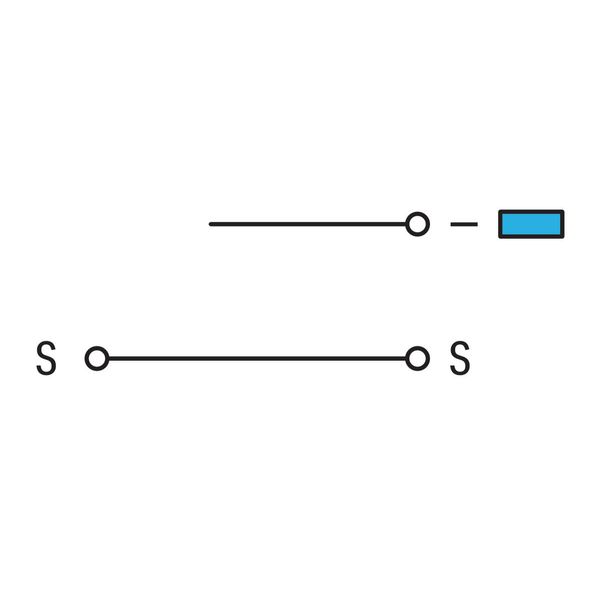 2-conductor actuator terminal block with colored conductor entries 2.5 image 3